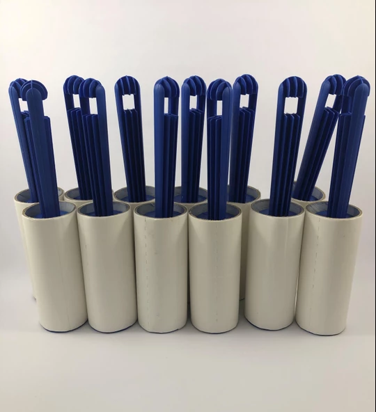 Kedi Köpek Saç Kıl Tüy Toplayıcı Rulo (Her Biri 30 Yaprak) 12 Adet Rulolu Tüy Toplayıcı - 10