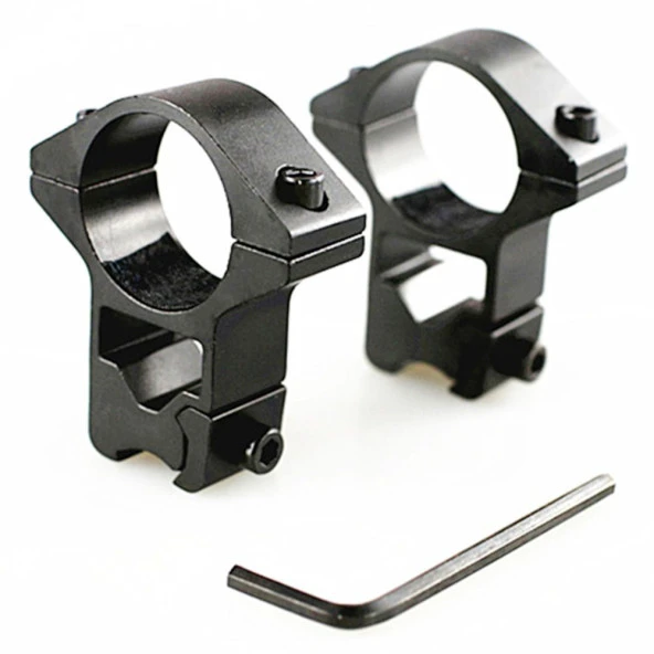 Dürbünü Lazeri Montaj Kelepçesi Çelik Alaşım 11Mm - 1