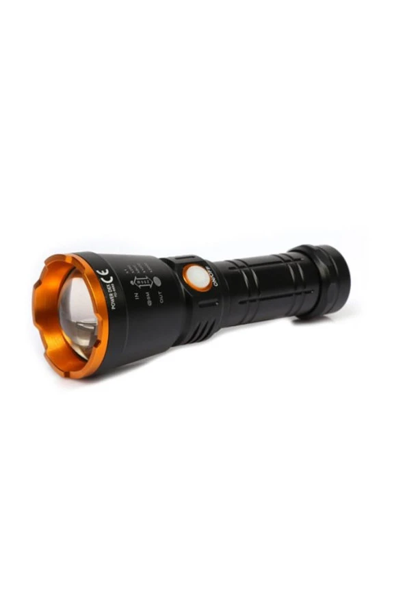 Pd-6682 1000 Lümen 15 Watt Profesyonel Şarjlı El Feneri - 2