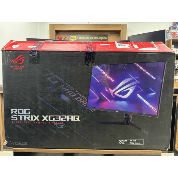 Asus ROG Strix XG32AQ 32" 175Hz 1ms Fast IPS 2K WQHD Gaming Monitör (KUTUSU AÇILMIŞ SIFIR)