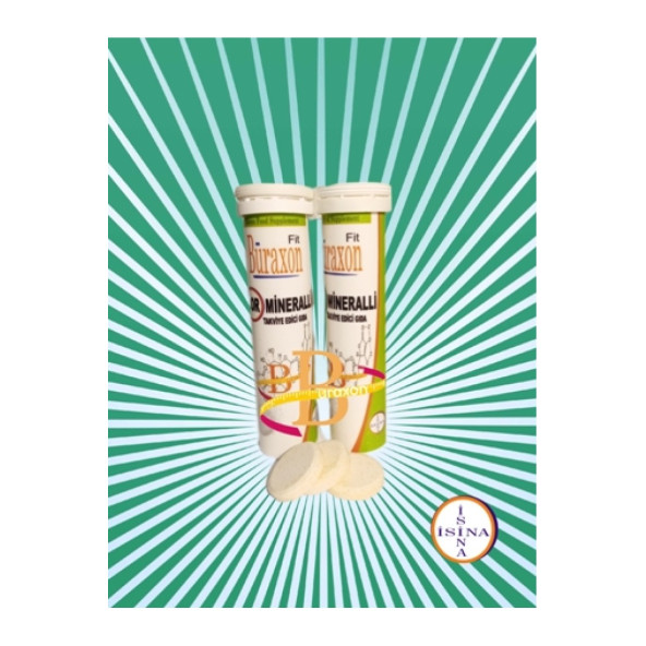 Buraxon Fit Bor içeren gıda takviyesi Vitaminler ve mineraller Efervesan Tablet boron supplement - 2