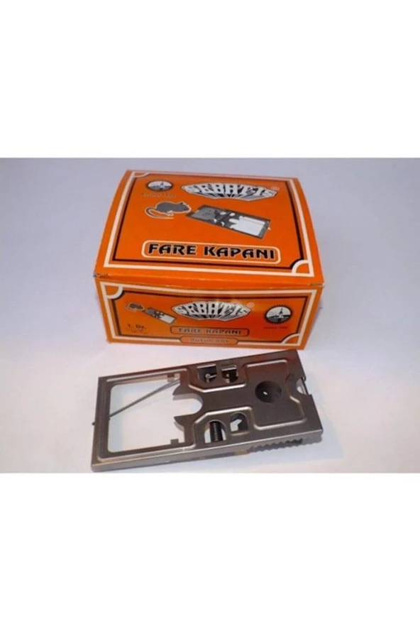 Yaylı Metal Fare Kapanı 12 Adet - Resim 3