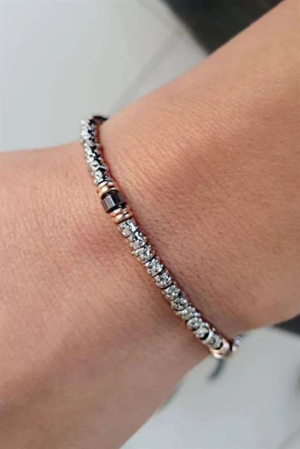 İtalyan Tasarımı 925Ayar Gümüş İtalyan Tasarımı Erkek Bileklik ürün görseli