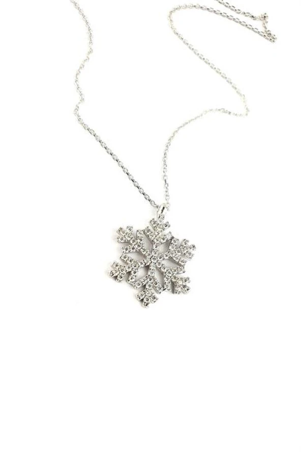 Pırlanta Parlaklığında Zirkon Taşlı Tanesi Figürlü 925 Ayar Gümüş Trend Kolye ürün görseli