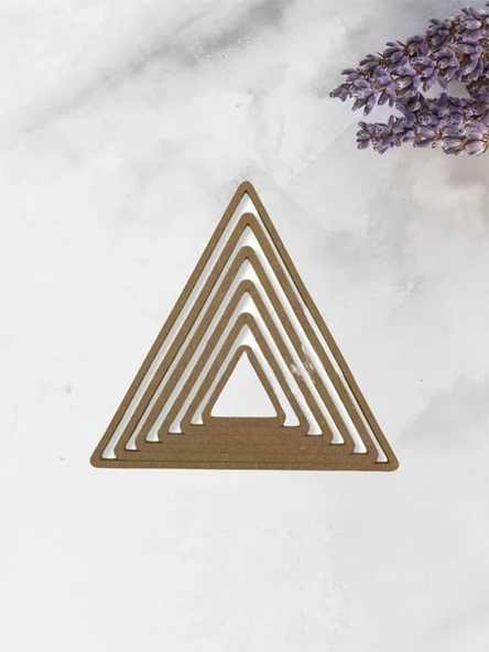 Makrome Üçgen Düş Kapanı seti 6’lı ürün görseli