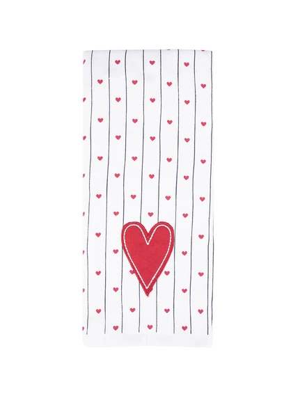 %100 Pamuk İkili 40x66 Cm Nakışlı Desenli El&Yüz Havlu/Havlu Seti - 10