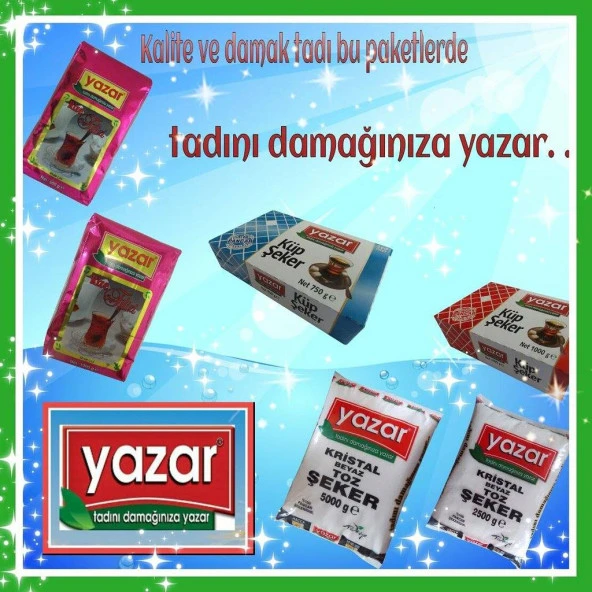 Yazar Kristal Toz Şeker 5 Kg - 5