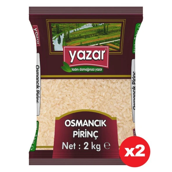 Yazar Osmancık Pirinç 2 Kg. x 2 Adet