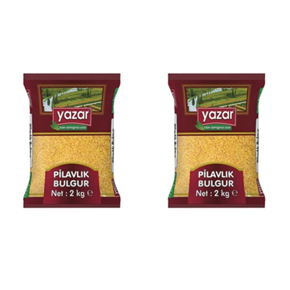 Yazar Pilavlık Bulgur 2 Kg. x 2 Adet - 2
