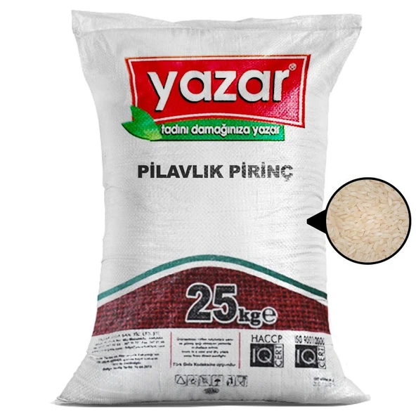 Yazar Pilavlık Pirinç 25 Kg.