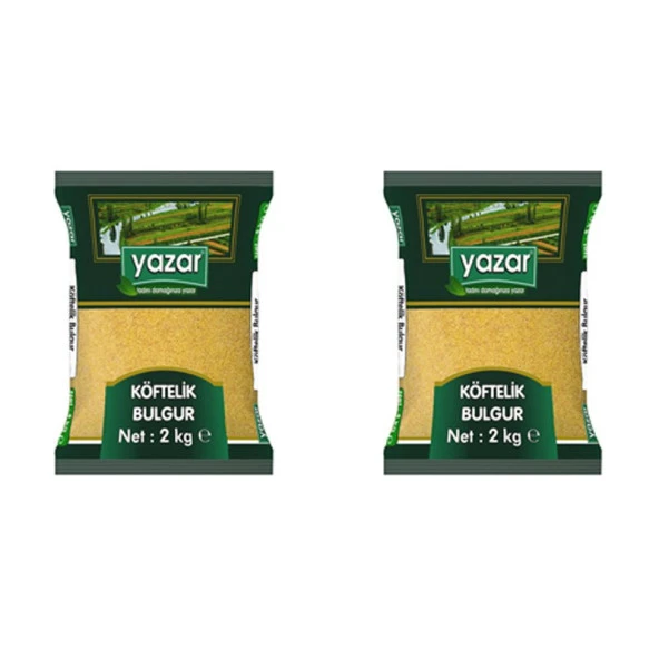 Yazar Köftelik Bulgur 2 Kg. x 2 Adet - 2