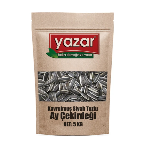 Yazar Kuruyemiş Ay Çekirdeği Siyah Tuzlu  1 Kg