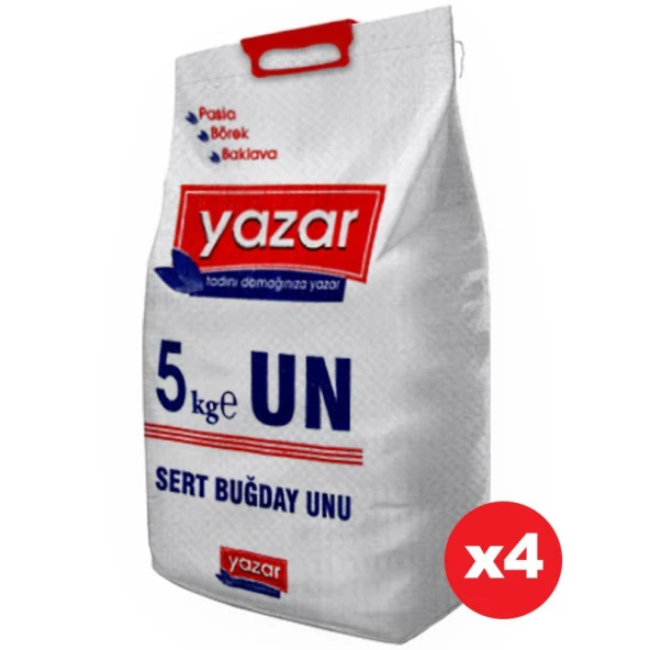 Yazar Baklavalık Böreklik Pastalık Çok Amaçlı Un 5 Kg X 4 Paket