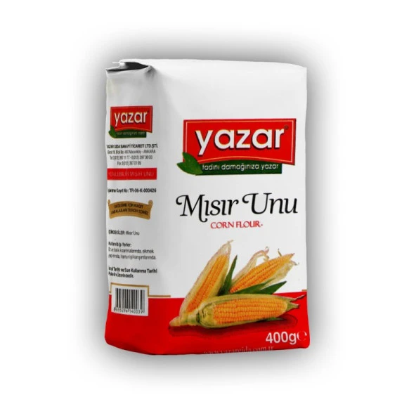 Yazar Mısır Unu 400 Gr X 10 Paket (Glutensiz)