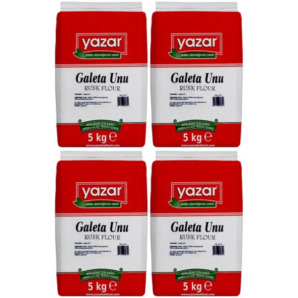 Yazar Sade Galeta Unu 5 Kg x 4 Paket - 2