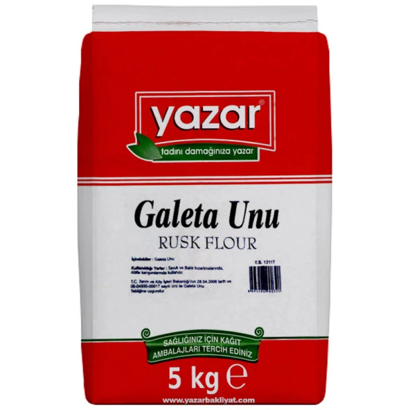 Yazar Sade Galeta Unu 5 Kg