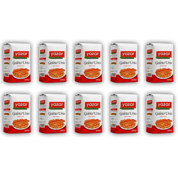 Yazar Galeta Unu 400 Gr x 10 Paket - 3