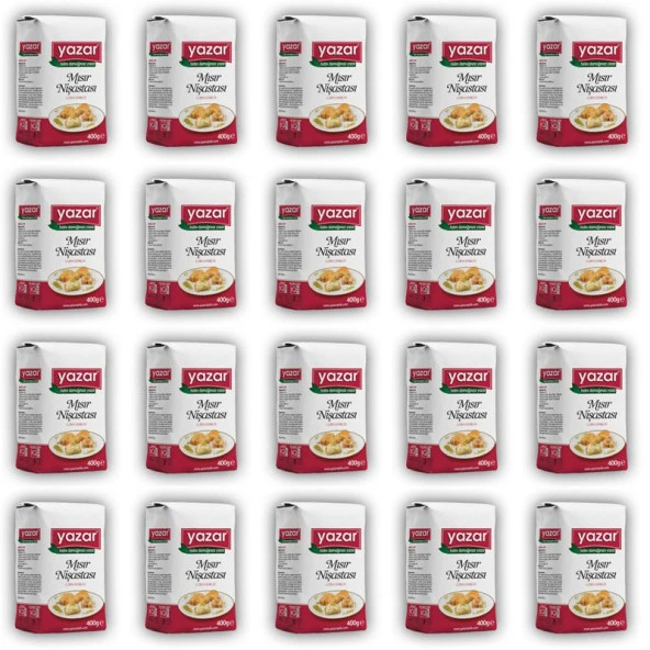 Yazar Mısır Nişastası 400 Gr x 20 Paket - 2