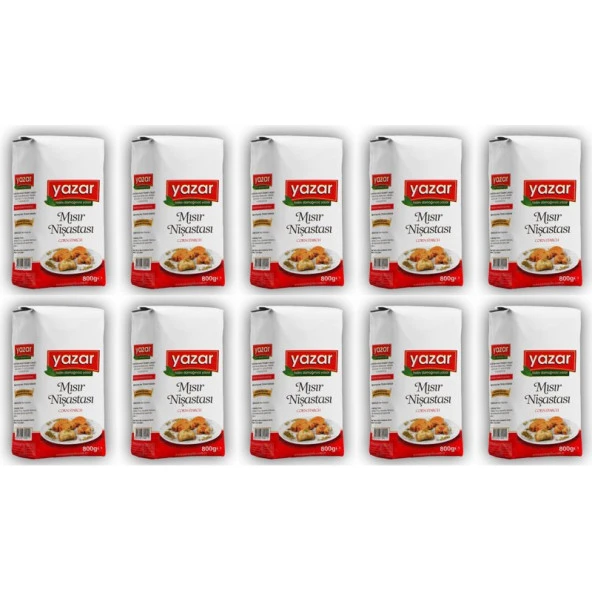 Yazar Mısır Nişastası 800 Gr x 10 Paket - 2
