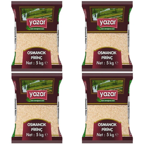 Yazar Osmancık Pirinç 5 Kg x 4 Paket. - Resim 2
