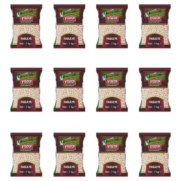 Yazar Çumra Fasulye 1 Kg. x 12 Paket - 2