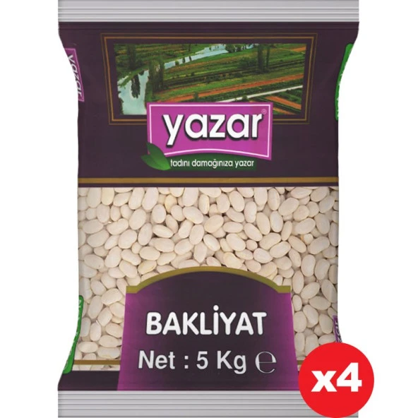 Yazar Çumra Fasulye 5 Kg. x 4 Paket