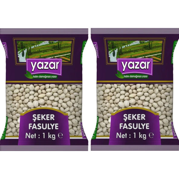 Yazar Şeker Fasulye 1 Kg. x 2 Paket - 2
