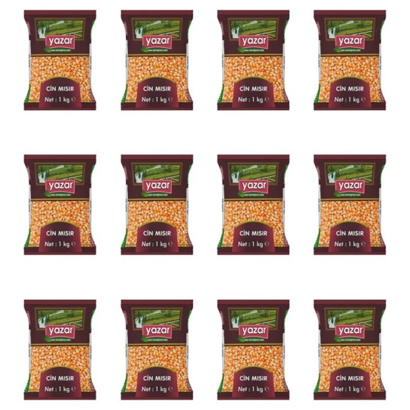 Patlatmalık Cin Mısır 1 Kg x 12 Paket - 2
