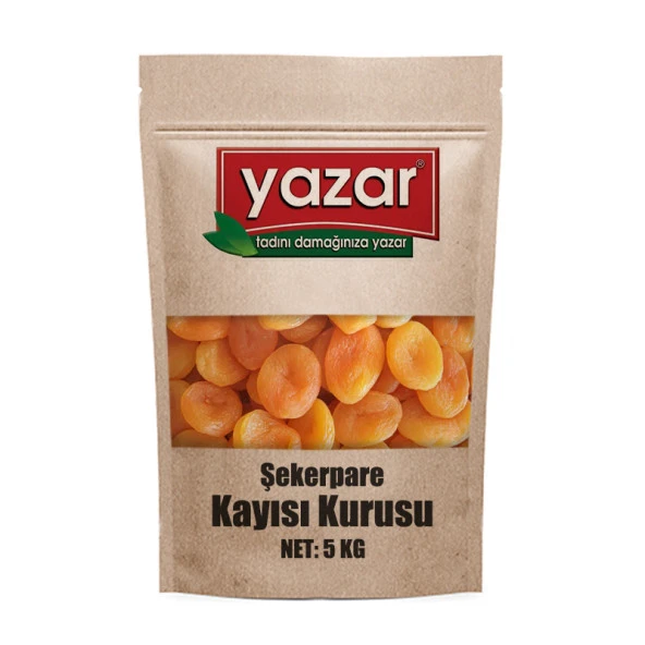 Yazar Kuruyemiş Kaysı Şekerpare Jumbo 5 Kg