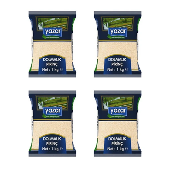 Yazar Dolmalık Kırık Pirinç 1 Kg. x 4 Adet - Resim 2