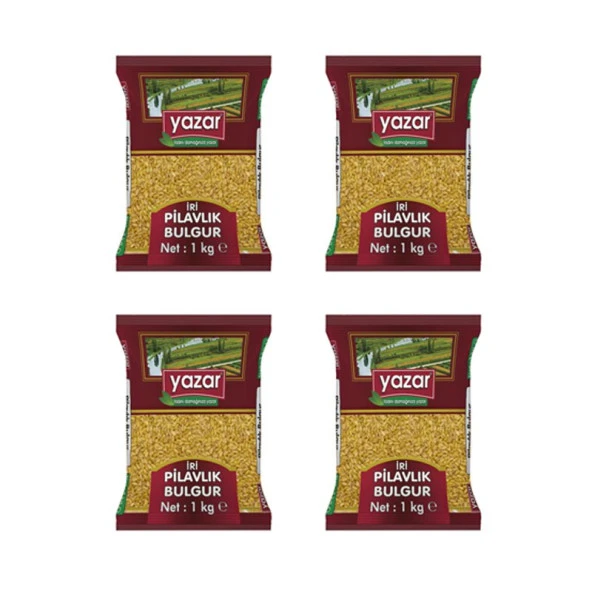 Yazar İri Taneli Pilavlık Bulgur 1 Kg x 4 Adet - 2