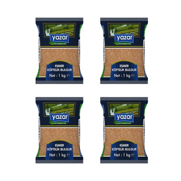 Yazar Esmer Köftelik Bulgur 1 Kg. x 4 Adet - 2