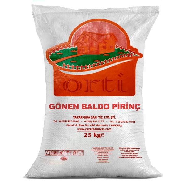 Orti Gönen Baldo Pirinç 25 Kg