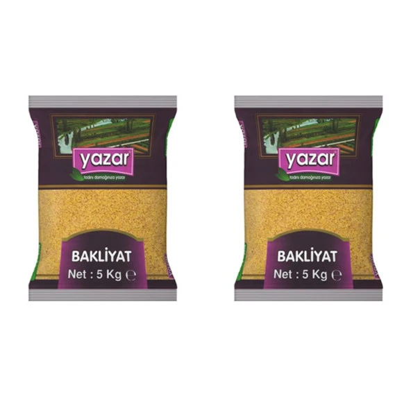 Yazar Pilavlık Bulgur 5 Kg x 2 Paket - 2