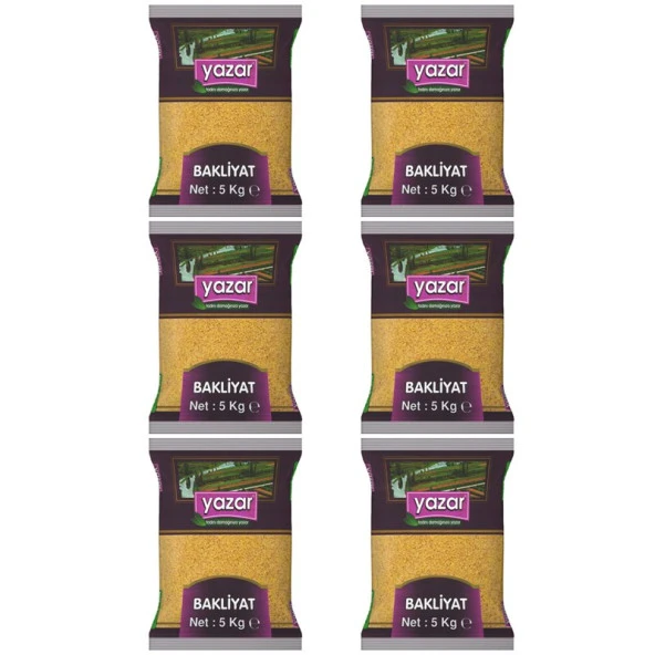 Yazar Pilavlık Bulgur 5 Kg x 6 Paket - 2