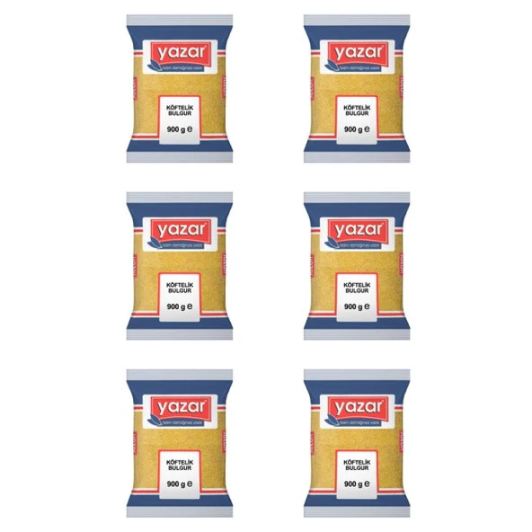 Yazar Köftelik Bulgur 900 Gr. x 6 Adet - Resim 2