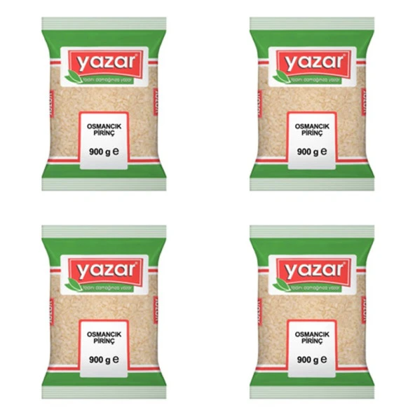 Yazar Osmancık Pirinç 900 Gr. x 4 Paket - 2