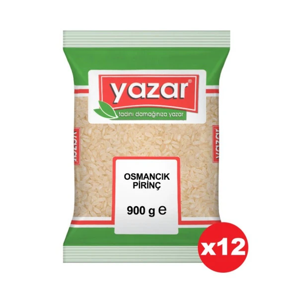 Yazar Osmancık Pirinç 900 Gr. x 12 Paket