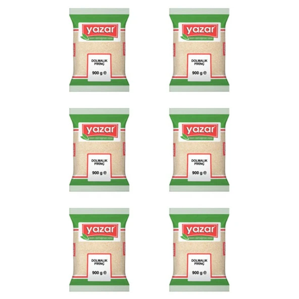 Yazar Dolmalık Kırık Pirinç 900 Gr. x 6 Adet - Resim 2