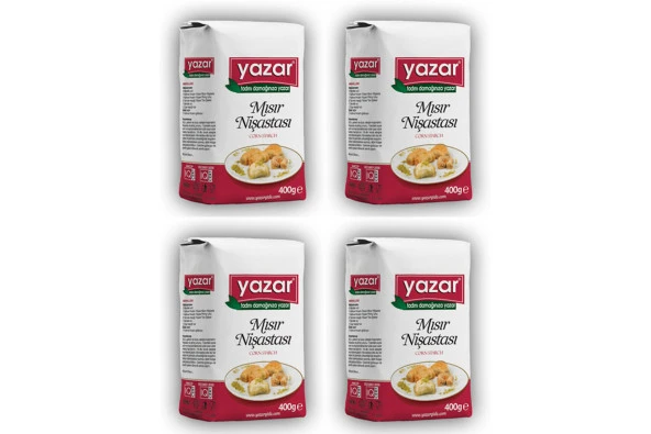 Yazar Mısır Nişastası 400 Gr x 4 Paket - 2