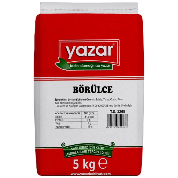 Yazar Kuru Börülce Fasulye 5 Kg