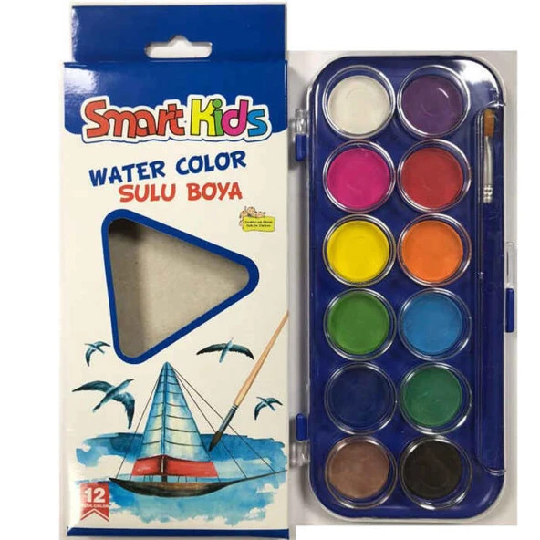 Smart Kıds Sulu Boya 12 Li 3566 ürün görseli