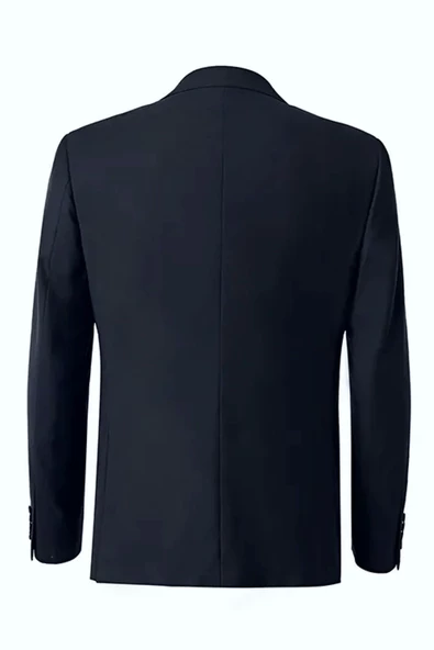 Erkek Büyük Beden Çift Yırtmaçlı 4 Drop Takım Elbise 555 BGL-ST03488 - Resim 5