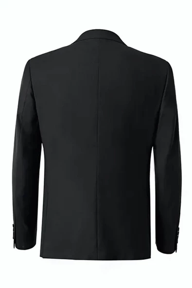 Erkek Büyük Beden Çift Yırtmaçlı 4 Drop Takım Elbise 555 BGL-ST03488 - Resim 4