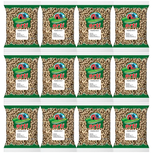 Orti Koçbaşı Nohut 1 Kg. x 12 Adet - 2
