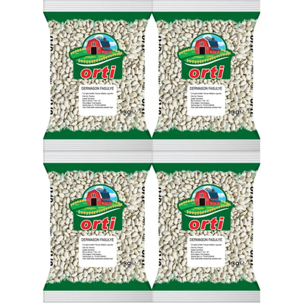 Orti Dermason Fasulye 1 Kg. x 4 Paket - 2