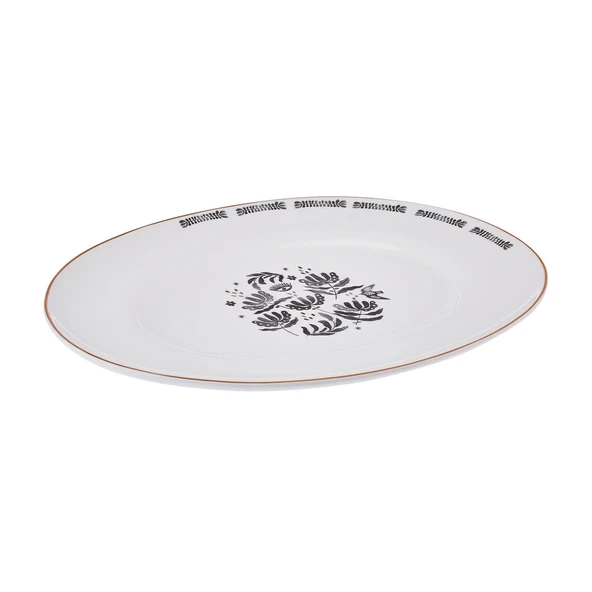 Emsan Eye Fine Bone Kayık Tabak 25 cm - Resim 3