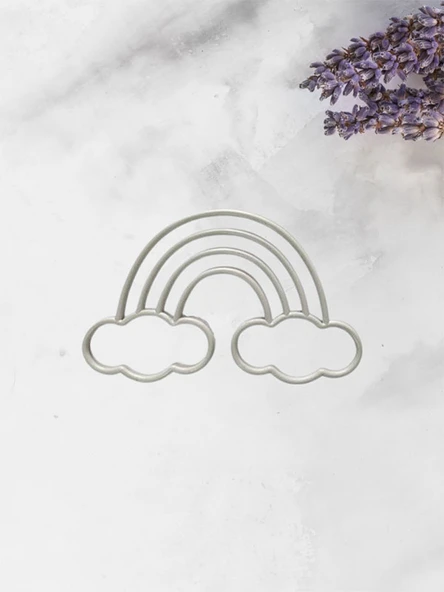 Makrome Gökkuşağı Bulut Düş Kapanı ürün görseli