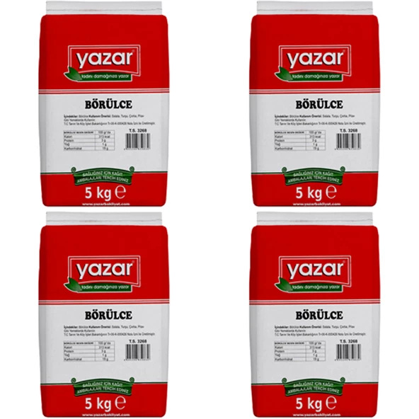 Yazar Kuru Börülce Fasulye 5 Kg x 4 Paket - 2