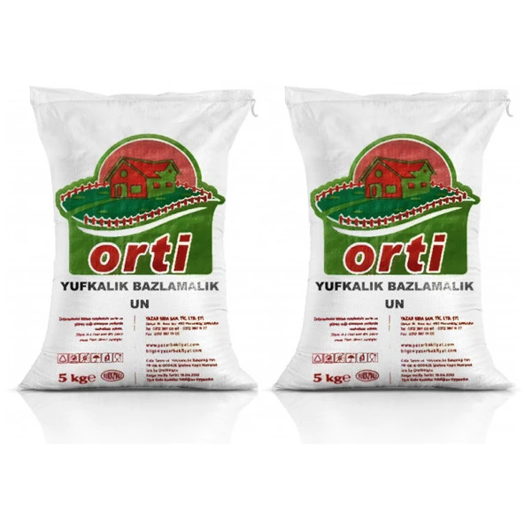 Orti Yufkalık - Bazlamalık Un 5 Kg x 2 Paket - 2